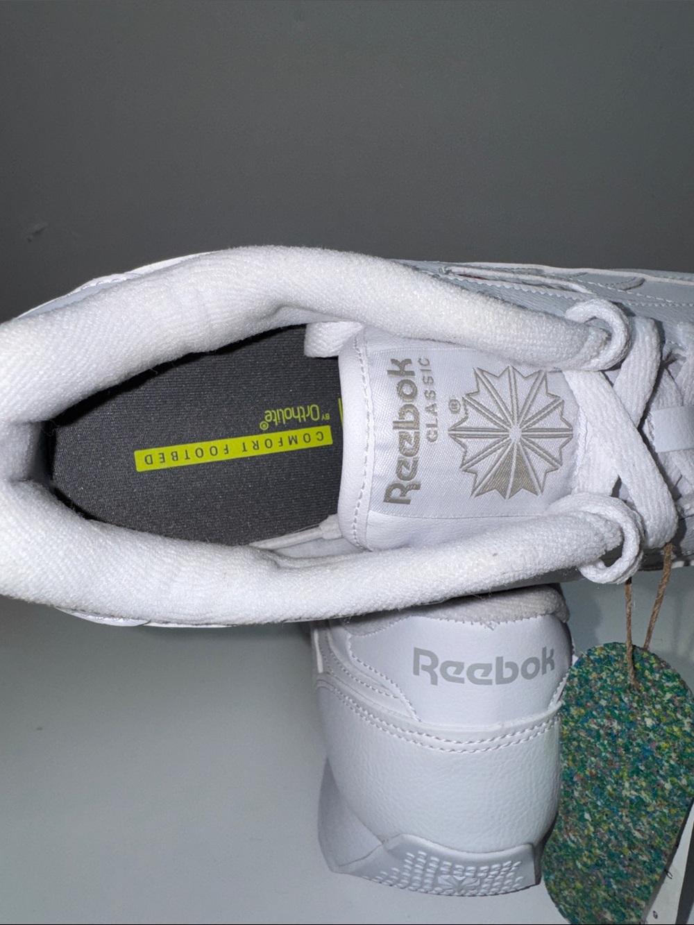 Reebok White Classic Renaissance Sneakers - Picture 7 of 8